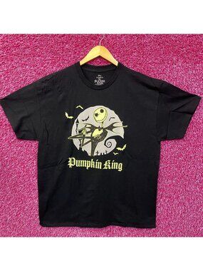 Tim Burton The Nightmare Before Christmas Jack Skellington Pumpkin King T-Shirt